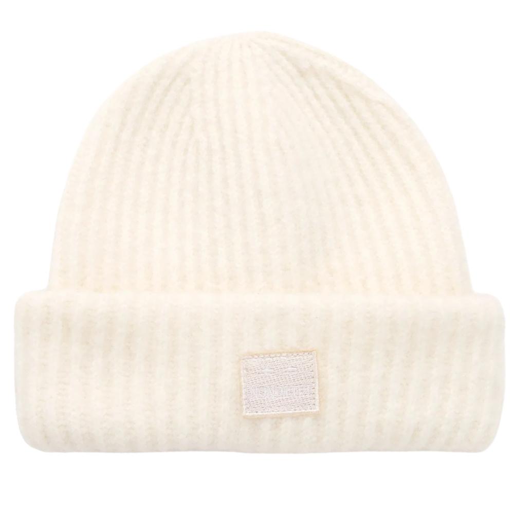 New Style Slouchy Beanie Hats Winter Warm Cap Y2K Cap For Women Solid Color Face Patch Winter Knitted Girl Hats Gift