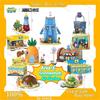 Area-X New Spongebob All Series Sebikini Bottom Building Block World Building Blocks Blind Box Toy Desktop Decoration Fans Gift