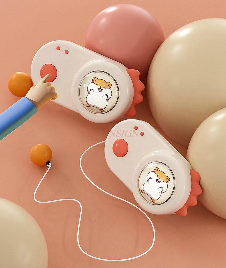 Hängendes Tischtennis-Trainingsgerät für Kinder, für den Innenbereich im Haushalt, schwebende Sicht, Baby-Tischtennisspielzeug für Kinder