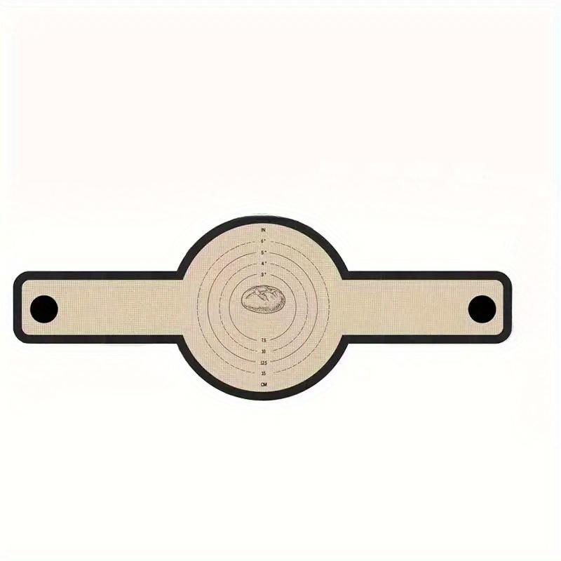 

1 шт. силиконовая стропа для хлеба, антипригарная и многоразовая, силиконовый коврик для выпечки для голландской духовки, стропа для хлеба с длинными ручками, легко чистится 1pcs чёрный