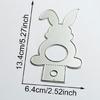 Easters Rabbits Cutting Dies Embossing Stencils Cuts Stencils Metal Die Cuts for Scrapbooking Card Scrapbook Decoration