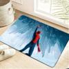 1pc MARVEL Deadpool Bath Mat & Rug Suitable for Bathroom, Non-Slip Large with Iconic Deadpool Poster, Machine Washable Flannel