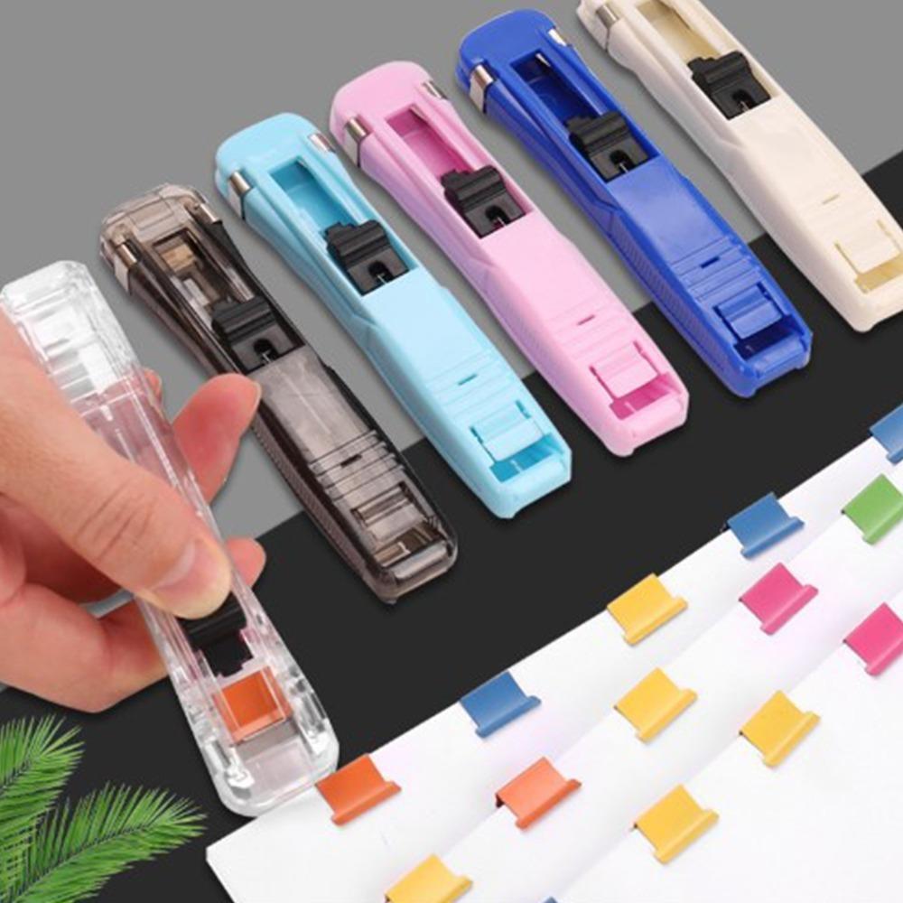 50Pcs Metal Refill Clips Slim Profile Paper Fasteners Push Clip Refills Receipt Sorting