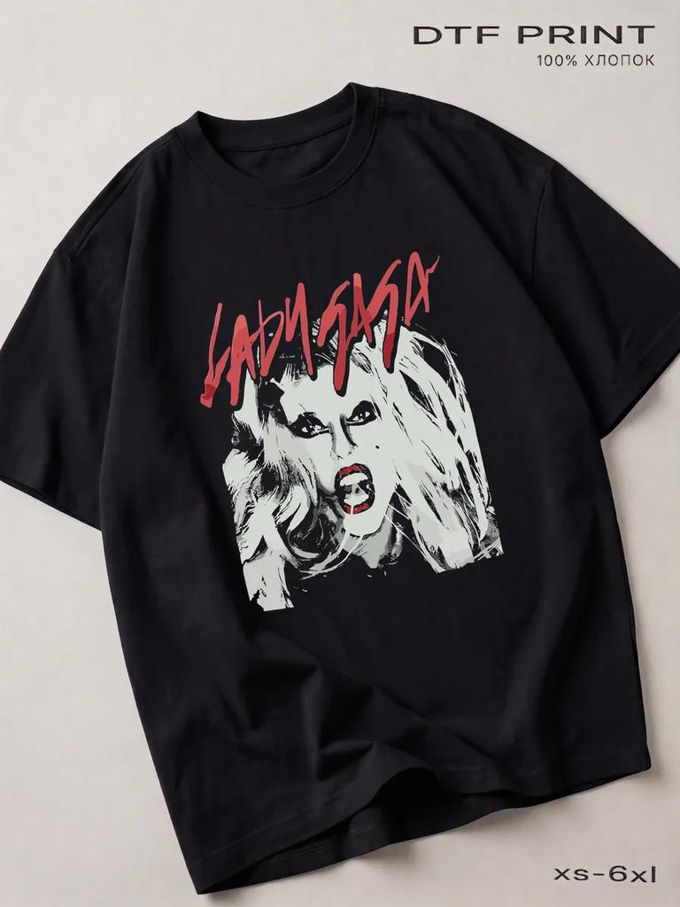 T-shirt Lady Gaga Back in Black