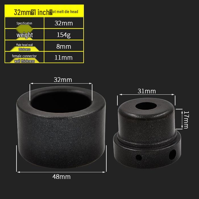 PPR Hot Melt Tool: Electronic Temperature-Controlled Heat Fusion Welder for PB/PE Water Pipes (75-110mm).