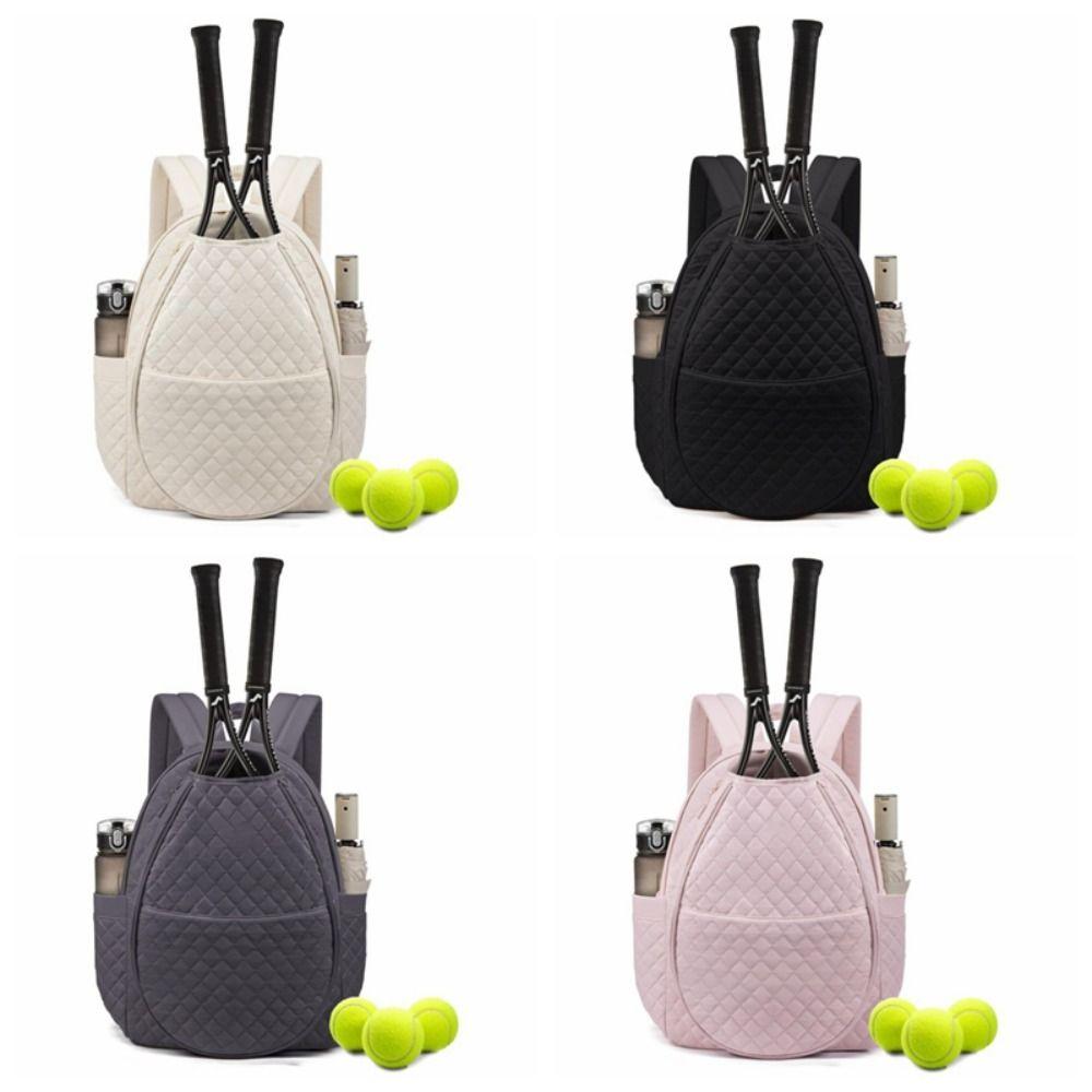 Large Capacity Tennis Bag Quilted Tennis Racket Bags New Sling Crossbody Backpack  Women Men