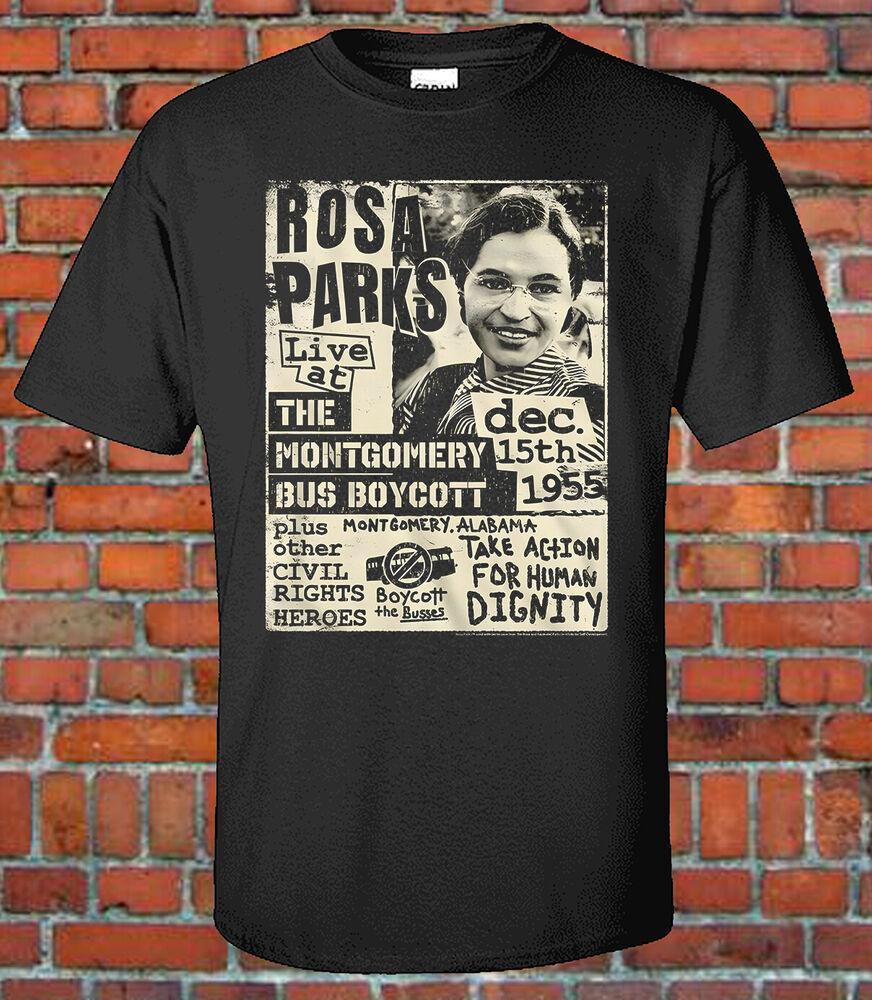 Rosa Parks 90s Bootleg Style Graphic Unisex T-Shirt M