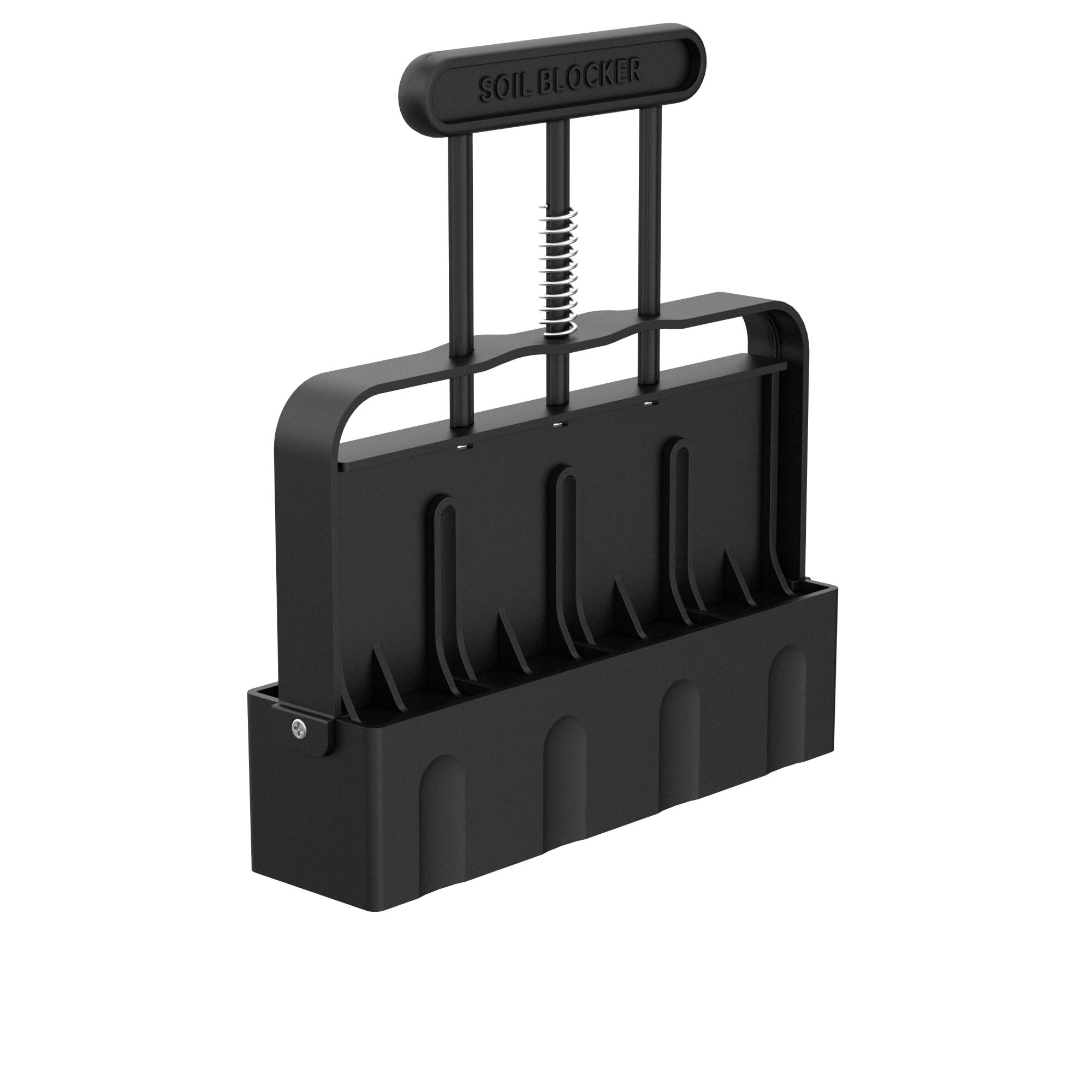 Manual Soil Block Maker for Garden Sowing Forest Farm Root Culture Container Making Tool чёрный