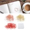 100pcs Fruit Paper Clips Cute Bookmark Pare Clips Portable Funny Small Paper Clips with Transparent 