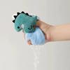 1/4 Pièces Mignon Dinosaure Bleu Type Suspendu Super Absorbant Corail Serviette Mignon Dessin Animé Pour Usage Domestique Bébé Nettoyage Mains Lingette