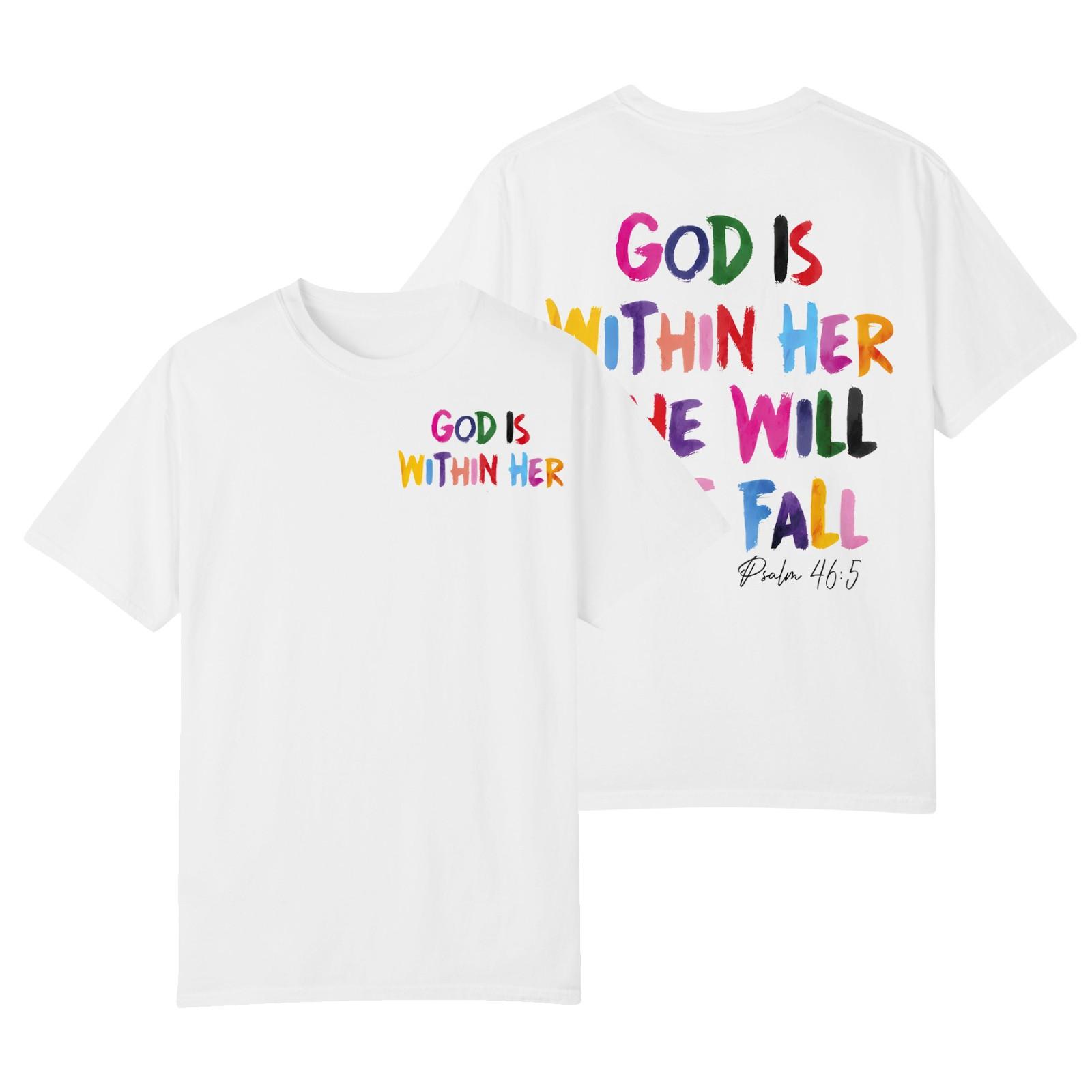 

Женский топ с коротким рукавом и принтом на шее XL белый