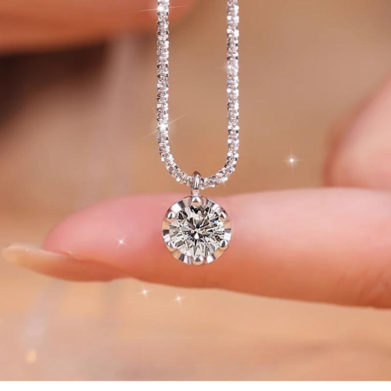 1Pc Exquisite Fashionable Necklace Zirconia Necklace for Women's Festival Party Jewelry Accessories Gift