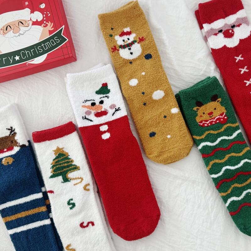 Christmas Set Sleep Socks 2-Piece Santa (1 Pair)