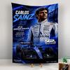 Tapestry Carlos Sainz 55 Williams Racing F1 Driver Spanish GP Poster for Formula 1 Fan Garage Wall Decor