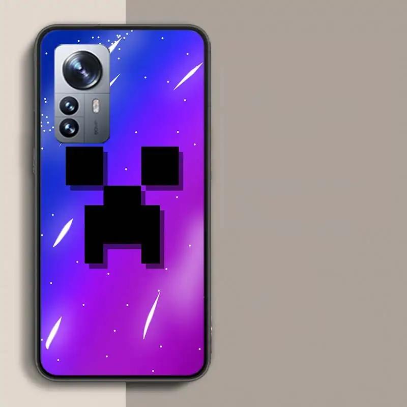 Geometry Dash Phone Case For Xiaomi Poco X3 NFC X4 GT M3 M4 M5 M5S X7 X6 X5 F6 Pro F5 F4 Mi F3 F2 Cover TPU Capa Coque Clear Pat