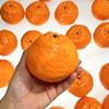 Orange Fruit Stress Relief Toy Realistic Squishy Squeeze Fidget Toy for Kids Adults Long Trip Boredom Relief