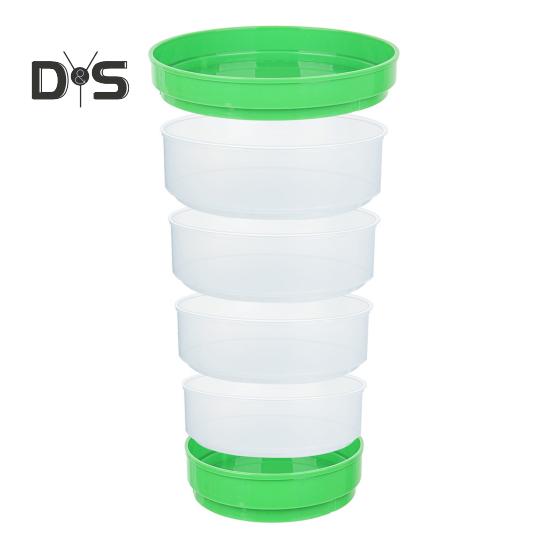 

Круглый поддон для проращивания фасоли с дренажными отверстиями. Горшок для выращивания фасоли, укладываемый в штабель. Беспочвенные ростки фасоли. Микрозелень. Питомник для выращивания ростков пшеницы.