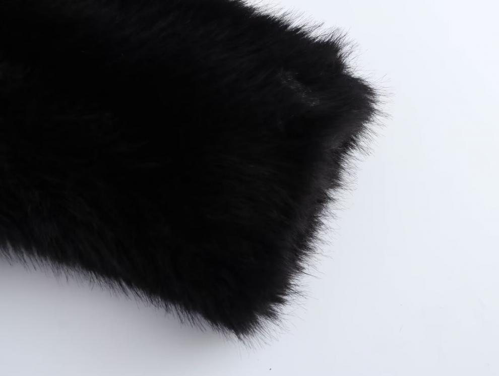 Winter Faux Fur Fashion Coat for Women - European & American Style