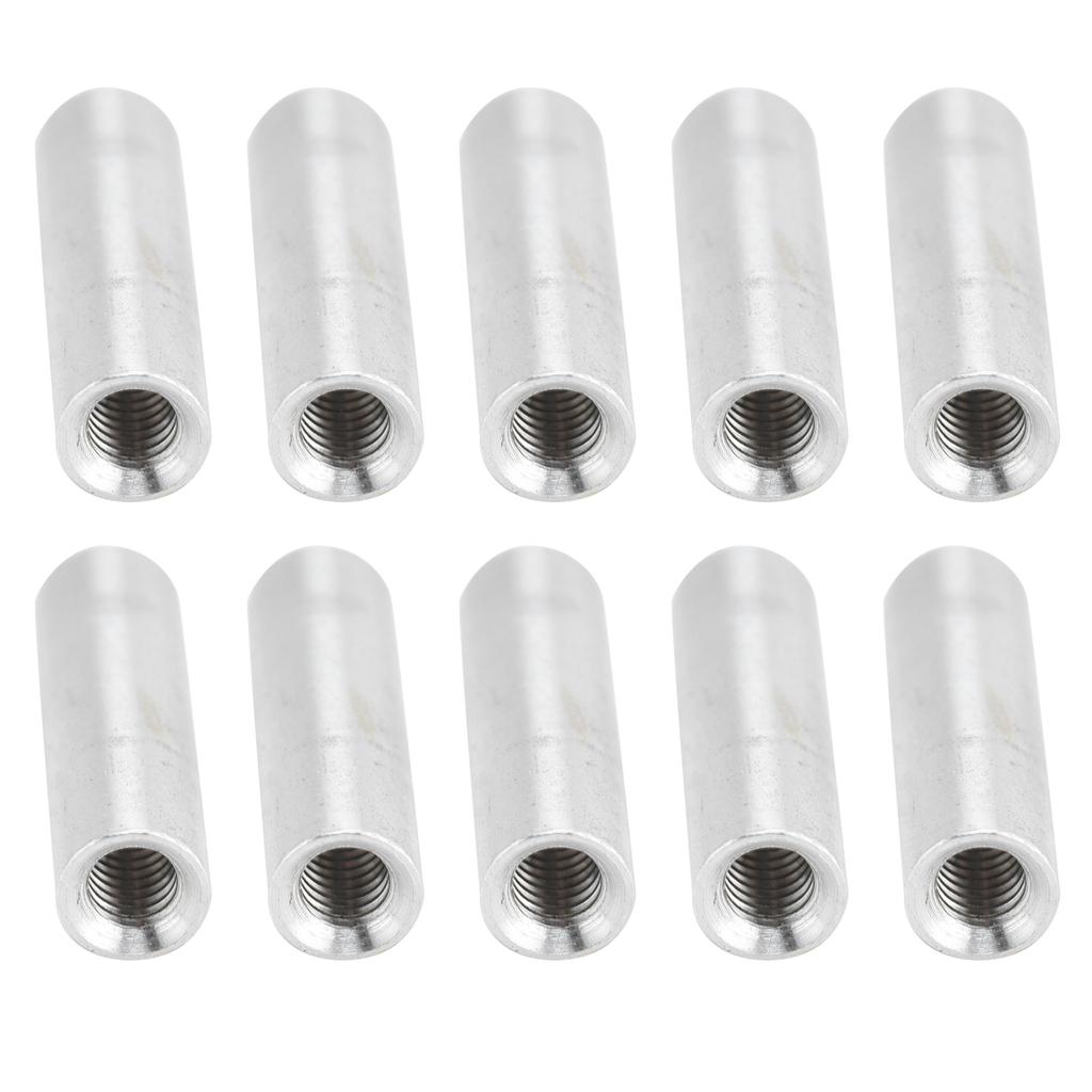 10Pcs Standoff Aluminum Alloy Threaded Round Column Spacer for Quadcopter DIY Model M4x0.7mm22mm