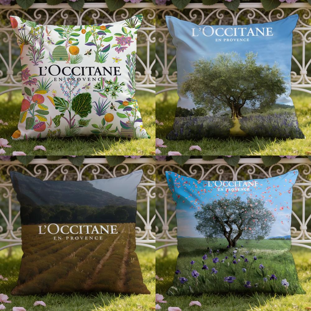 L-L'Occitane Cushion Cover Home & Car Dual-Scene Pillow Cover: Reversible for Premium Comfort