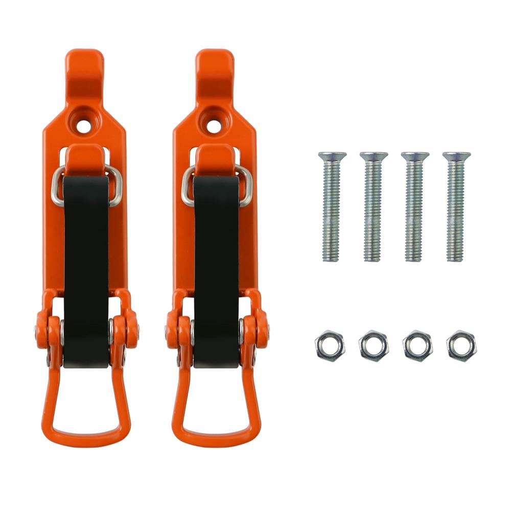 2PCS Shovel Mount for Roof Rack Wall Mounting Brackets Metal Rubber Clamp Space Saving Sturdy Quick Release Shovel Holder