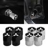 4Pcs Metal Car Wheel Tire Valve Core Cap Car Styling For Ralliart Lancer 9 10 Asx Outlander 3 Pajero Sport Wing