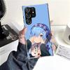 R-Rem Re Zero Anime Soft Phone Case For Samsung Galaxy S22 S23 S24 S25 Edge S26 Ultra S20 FE S21 Plus + Fundas Coque Galaxy S20
