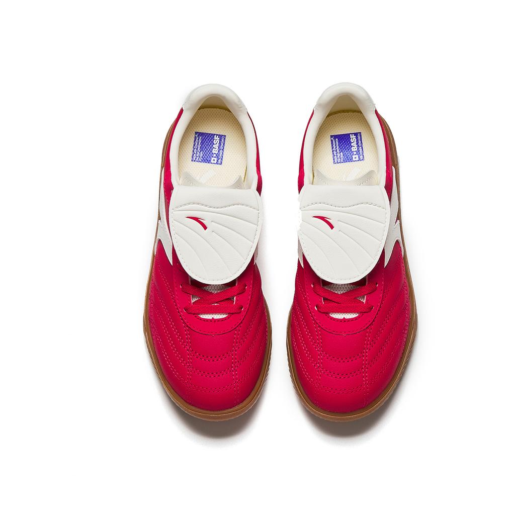 Anta Flap Shoe Low Top Skateboard Shoes Women's Elegant Red Ivory White 922628069-8