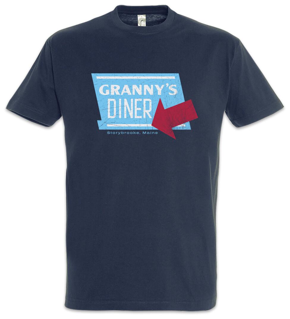 Granny s Diner T-Shirt Once Logo Symbol Upon Sign Game Gemini A Time Snatcher XL
