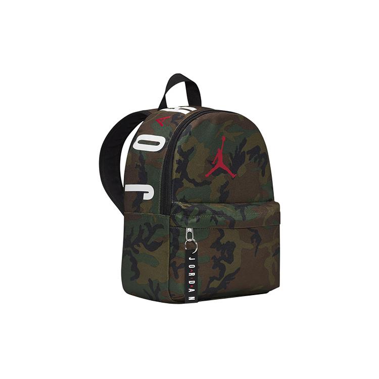 New Jordan Polyester Backpack Trumpets Unisex Camouflage Green DV5304-347