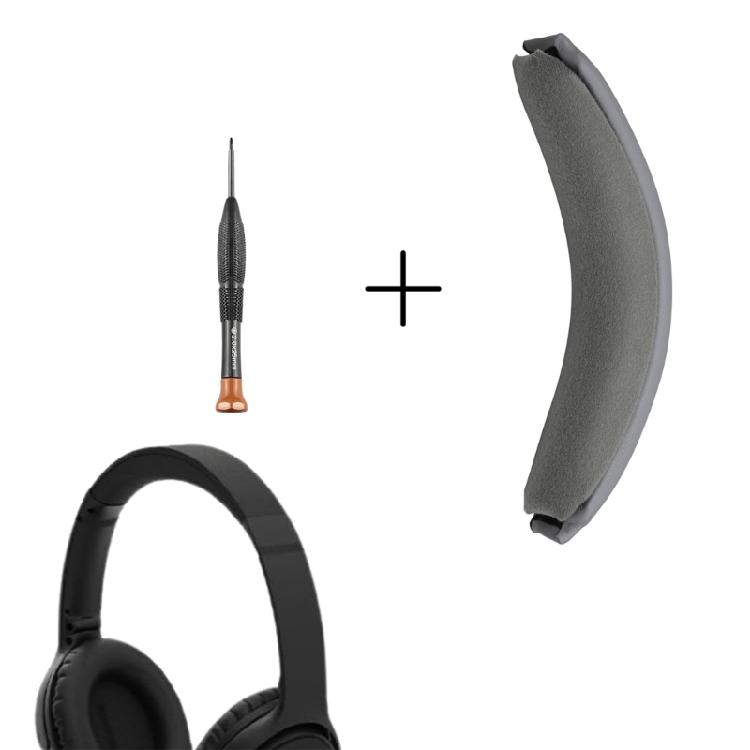 Quick Replacement Headband Pad For QC35/35II Over Ear Headphones Soft Protein Leather Cushion Screwdriver Included
