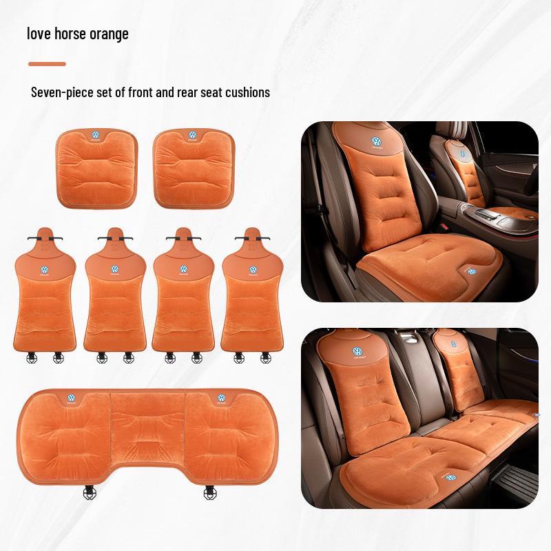 Volkswagen Winter Seat Cushion for Sagitar, Bora, Tiguan, Tayron, Lavida, Santana - Warm Car Accessory.