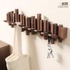 BAOYOUNI Wall Wall Coat Clothes Hat Piano Keyboard Entryway Storage 12 Hooks, Hanger, Rack, Rack, Rack, Design, Retractable, Hooks, Wall-Mounted
