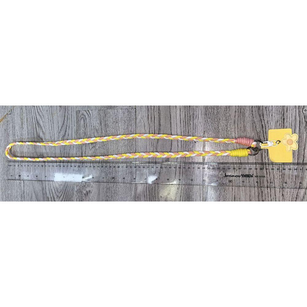 Universal Fit Anti-Lost Phone Crossbody Lanyard Hand-Woven Colorful Phone Case Hanging Rope Dopamine Style Phone Chain Pendant