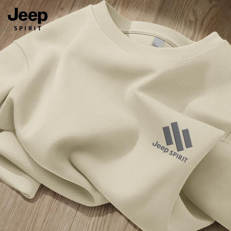 JEEP SPIRIT Men's High Street Style Sweatshirt