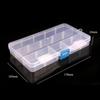 10/15/24 Grids Fishing Tackle Box Fishing Box Fishing Supplies Visible Fishing Tackle Box Clear Storage Organizer for Fishing