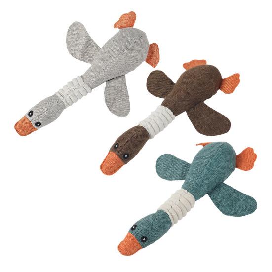 Pet Toys Biting-Resistant Sound Toy with Extended Neck Design Anxiety Relief Teeth Grinding Toy for Small Dogs Puppies