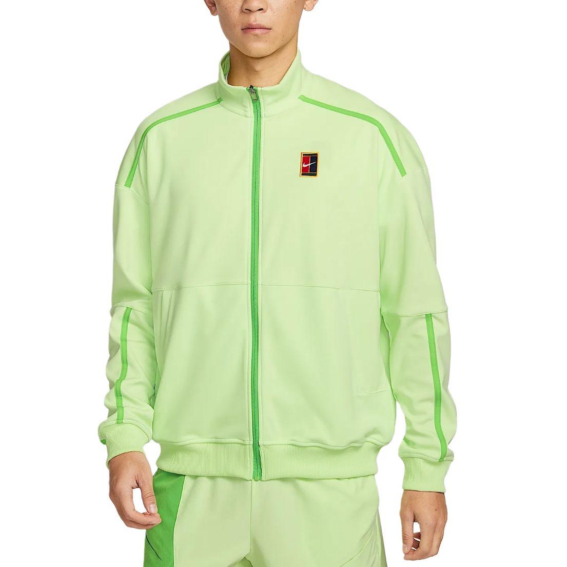 

Nike Мужская кофта с воротником-стойкой из флиса Court Heritage, на молнии, свободная, теннисная рубашка, топ FZ6926-360 M