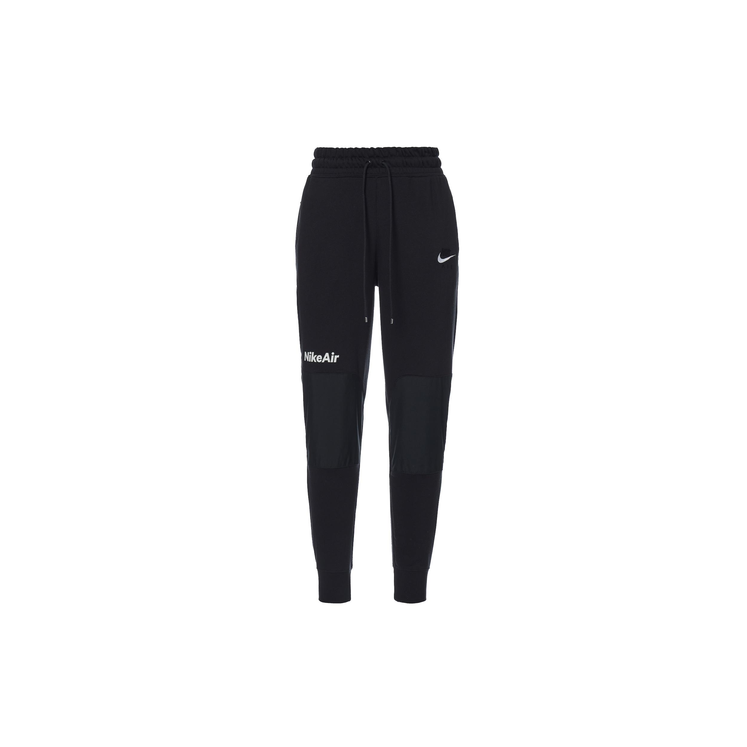 Nike Air Casual Fleece Lacing Splicing Pants Black Men s DJ0461-010 M