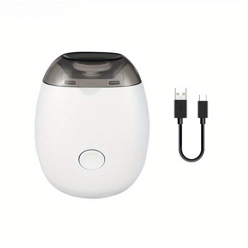 Aparador de Unhas Elétrico Recarregável Tecnologia Sem Dor Cortador Automático de Unhas das Mãos e Pés com Luz LED Entrada para Lixa