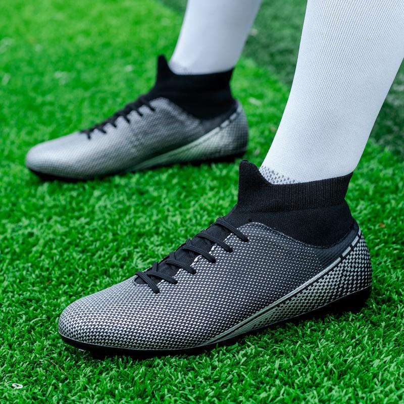 Football Shoes 33-45 Men's/women's Football Boots Socks Professional Training Football Boots Young Children Nail Football Shoes
