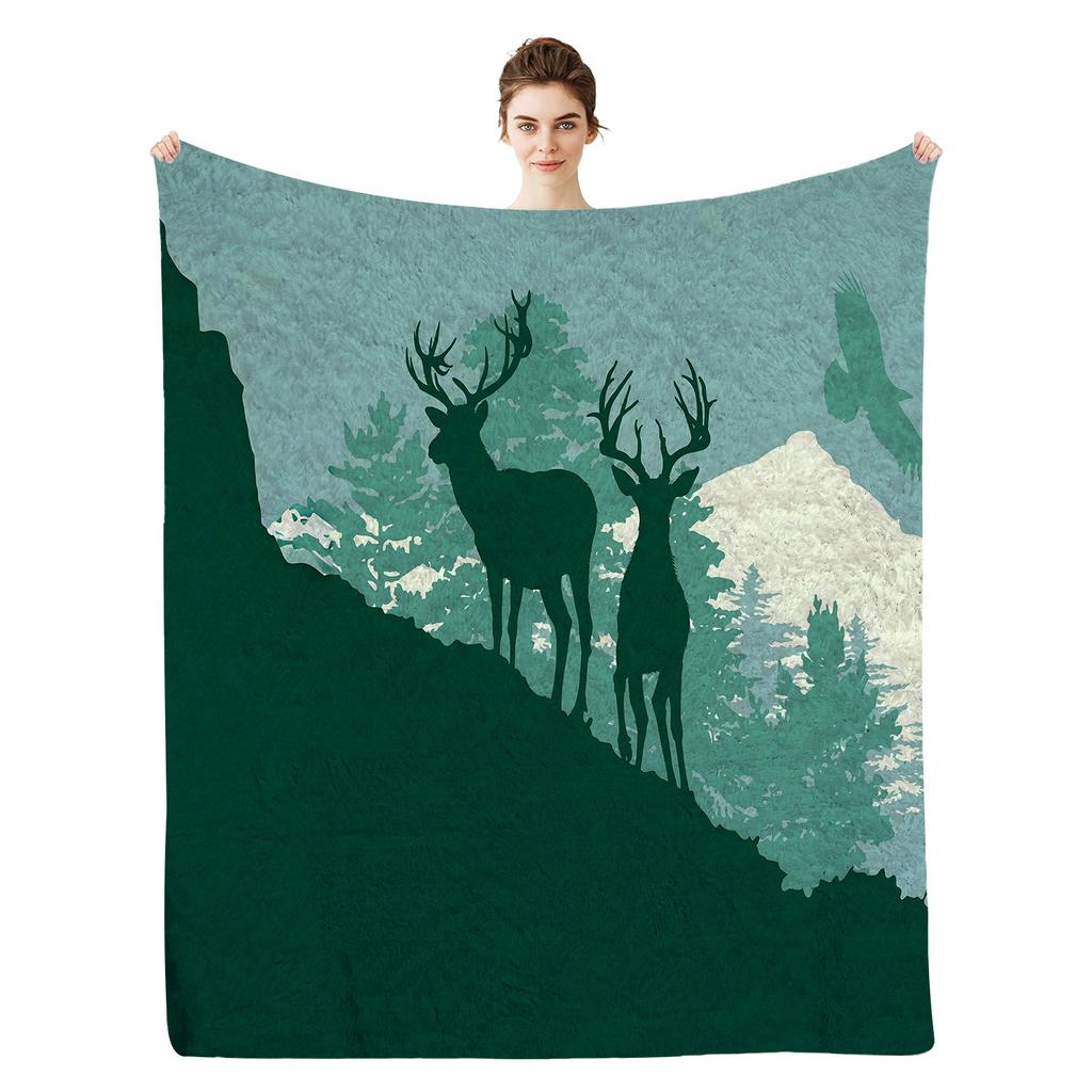 Hot Air Balloon Blanket Flannel Blanket Nap Blanket Blanket