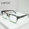  Quality Anti-Blue Light Retro Rivets Square Women Glasses Frames Fashion Optical Eyeglasses Frame Men
