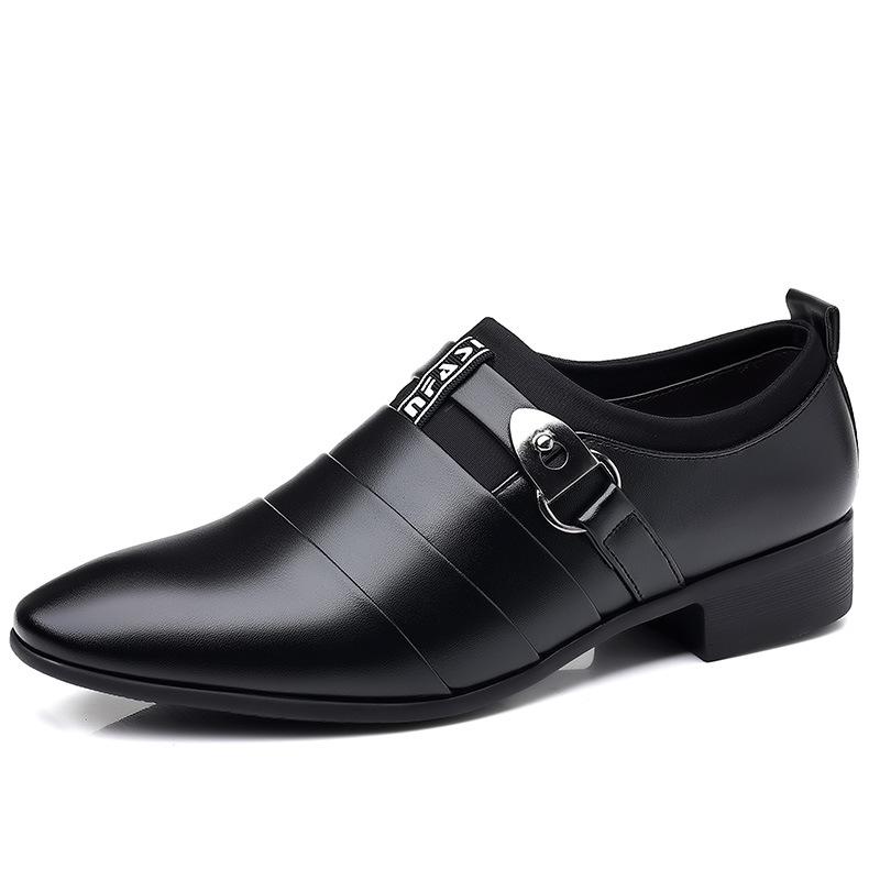 Men Business Formal Leather Shoes Men's Leather Shoes Large Size 48