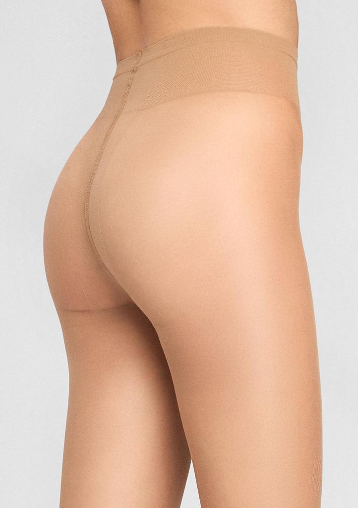 Women's Nude Tights with a Subtle Inscription Love Allure E06 Marilyn