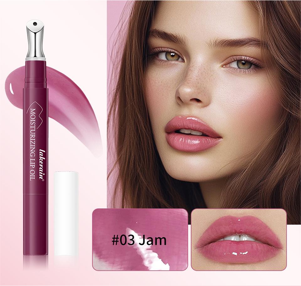 6 Farben Lipgloss Langhaltende Lippenstifte Make-up Transparenter Lipgloss Pflege der Lippen Kosmetik Tönung Öl Aufpolsternd Feuchtigkeitsspendend Oliven Honig Lippenstift