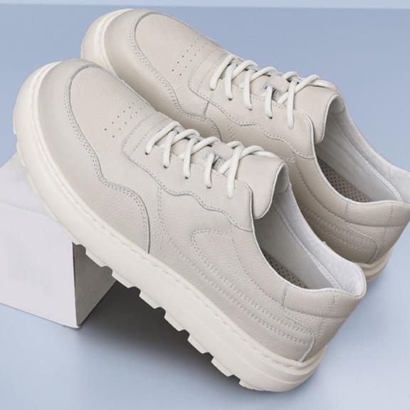 Stilvoller Leder Herrenschuh Ganzjährig Lässige Herrenschuhe Elegant Bequem Atmungsaktive Schuhe Rutschfeste Schuhe für Geschäftsreisen