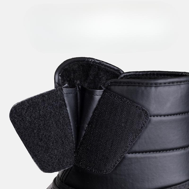 Verdickte warme Schneestiefel, kurze, rutschfeste Angelstiefel, Herrenschuhe aus Baumwolle zum Eisfischen
