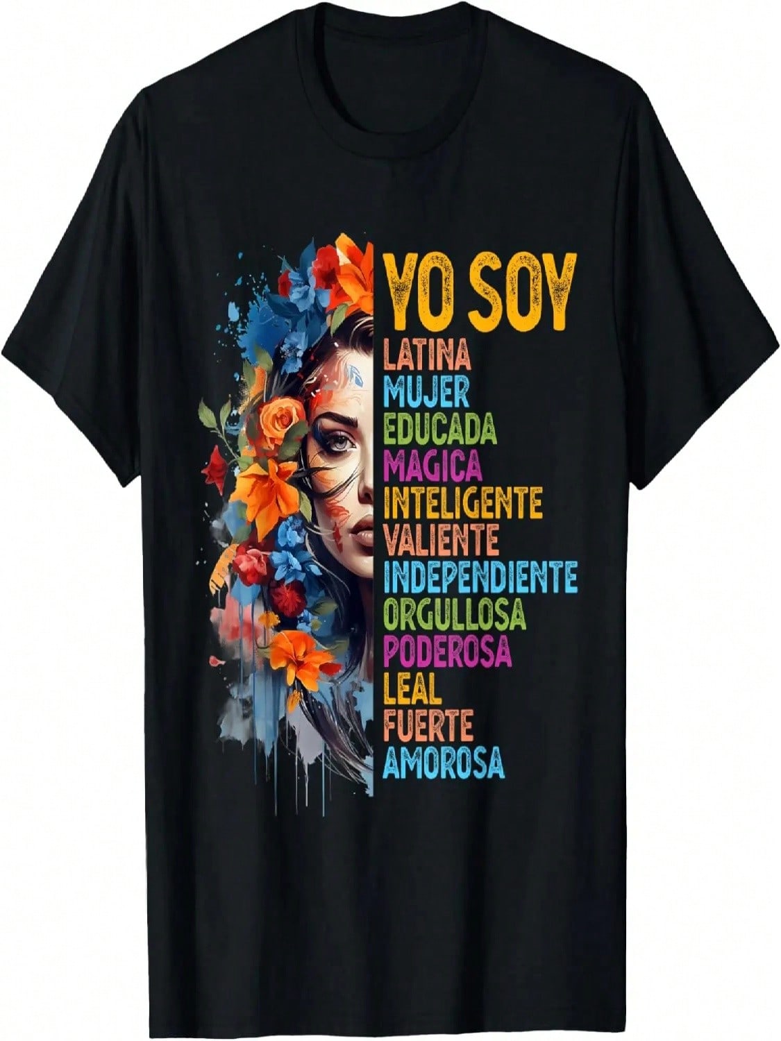 Yo Soy Hispanic Mujer Latina Camisa De Latina Orgullosa T-Shirt S разноцветный
