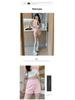 Women's Gray High-Waist Sports Shorts Spring 2026 - Slimming Summer Hot Pants